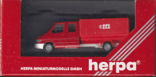 MB T1N Doppelkabine Feuerwehr 112 PrPl 043083 Herpa